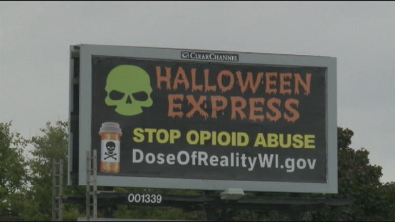 halloween express sends scary message on opioid addiction waow halloween amazing express wausau wi picture inspirations leinenkugels
